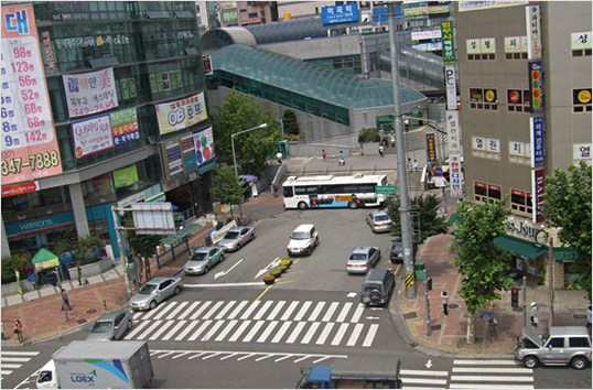 역곡역 남부광장 개선 전