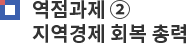 역점과제 ② 지역경제 회복 총력
