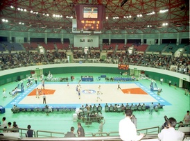 대우-삼성 시범 농구경기