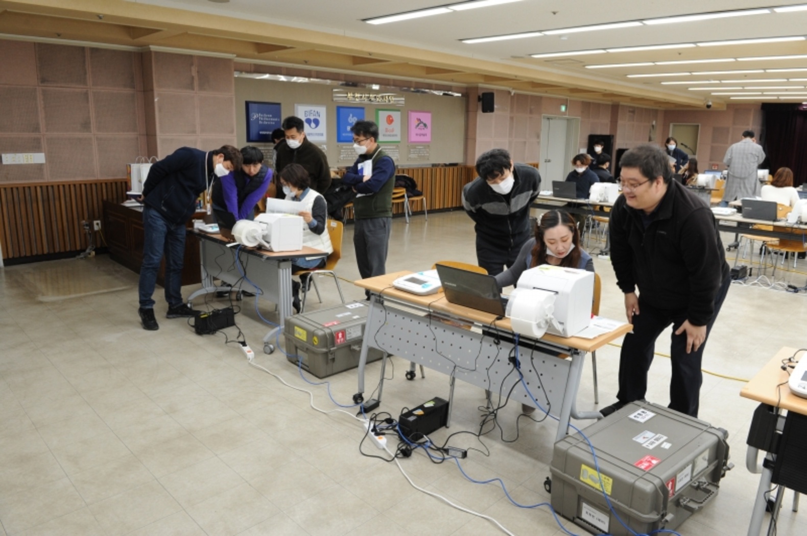 제21대 국회의원선거 사전투표 모의시험 이미지