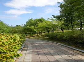 범박카페거리, 웃고얀근린공원