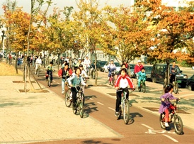 자전거 전용도로 준공기념 자전거 달리기 대행진