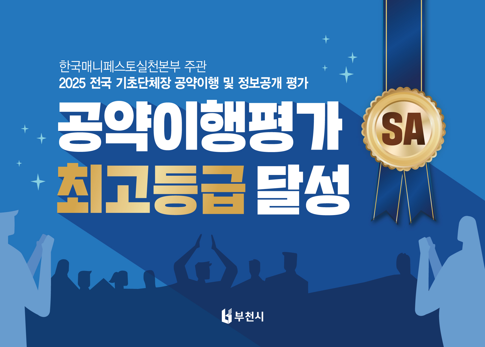 2025년 전국 기초단체장 공약이행 및 정보공개 평가 최고등급